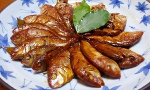 食ったどー♪　小鯛！　甘煮♪