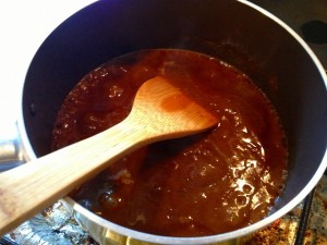 食ったど～♪　猪肉（腕）！　の、カレー♪